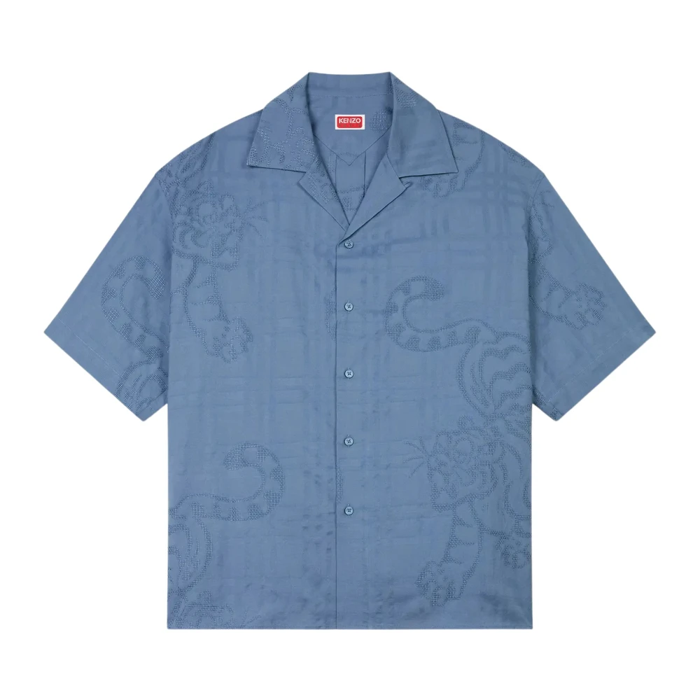 Kenzo Casual Shirt in SC Stijl Blue Heren