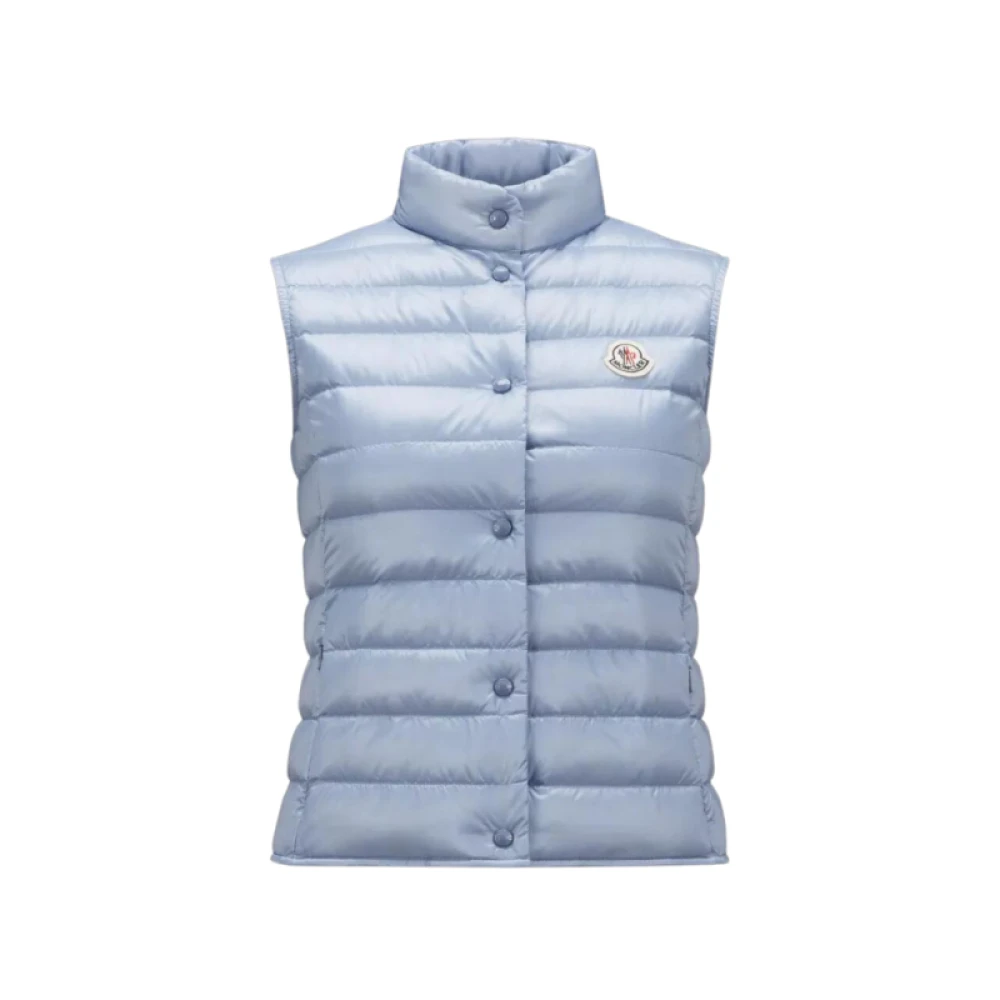 Moncler Women's Blue Liane Sleeveless Down Jacket - Waistcoats - S - Jackets