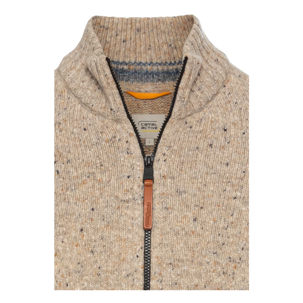 camel active Merinowol Vest Beige Heren