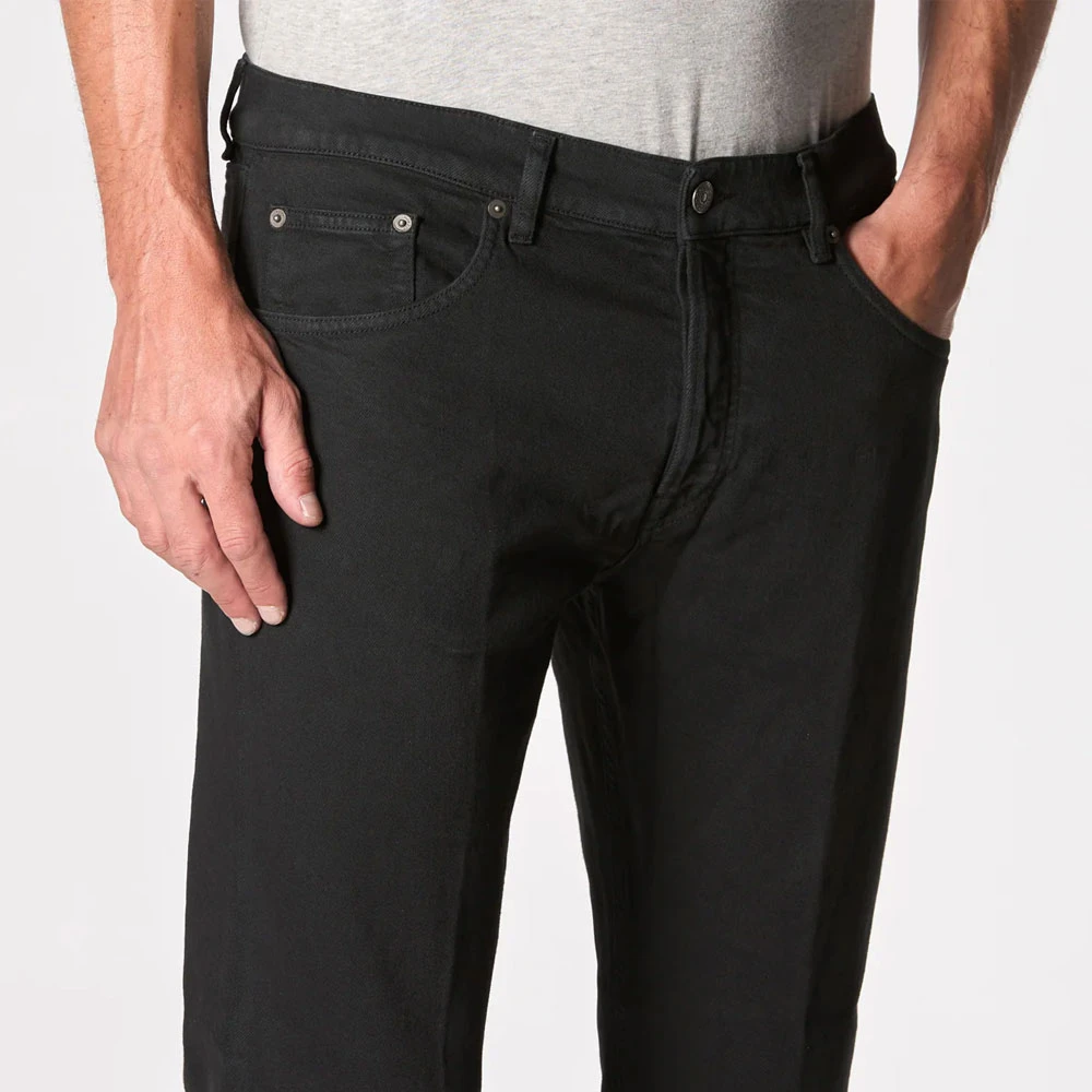 Dondup Icon Jeans Klassiek Vijf-Pocket Model Black Heren