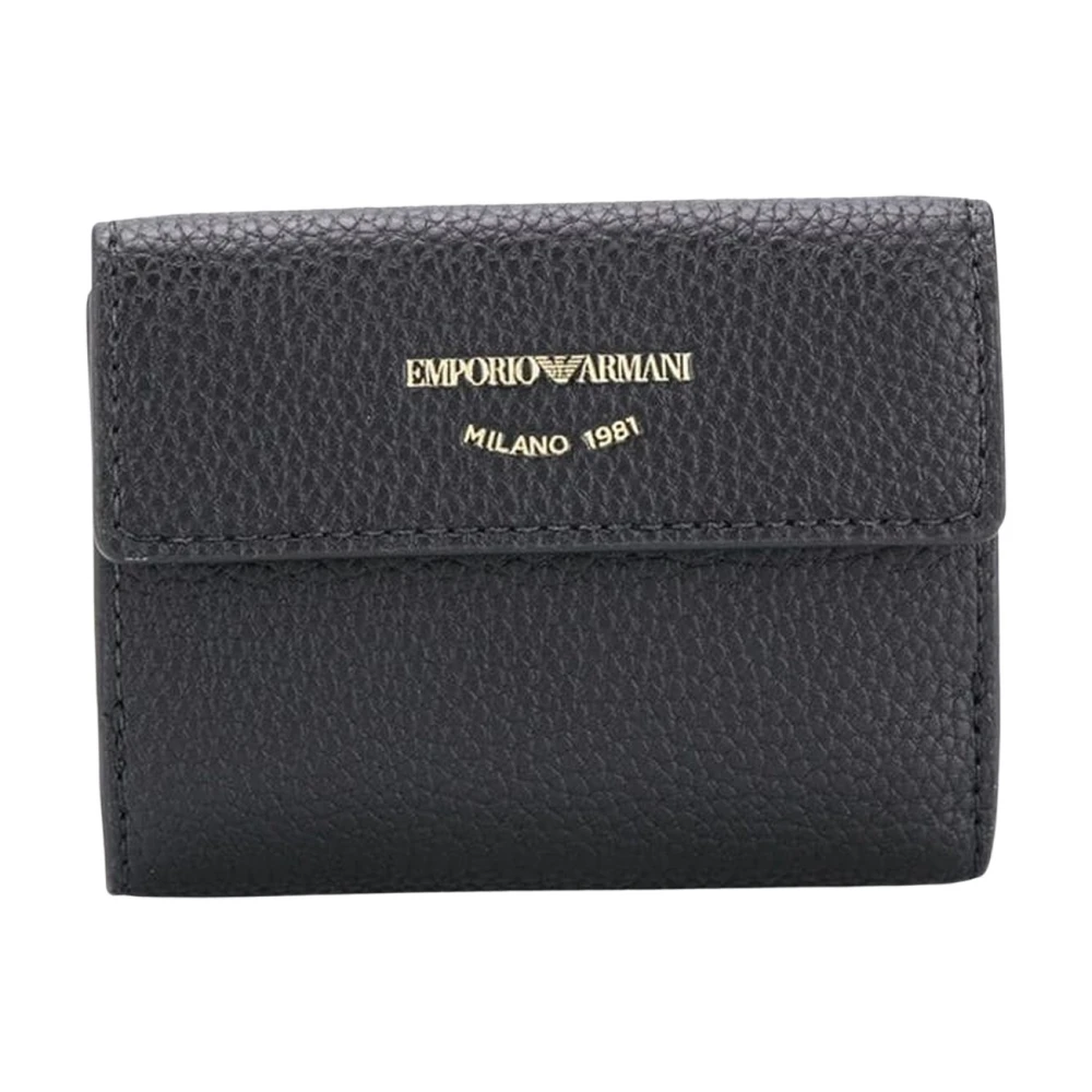 Emporio Armani nero plånbok Svart Dam