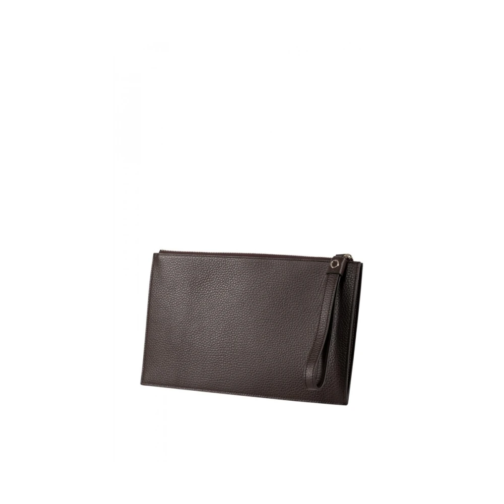 Orciani Leren Herentas Black Heren