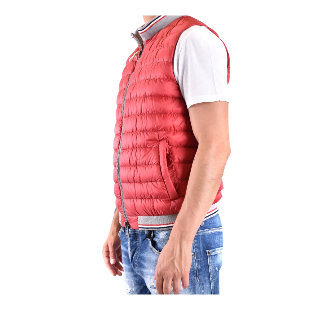 Herno Stijlvolle Vest Red Heren