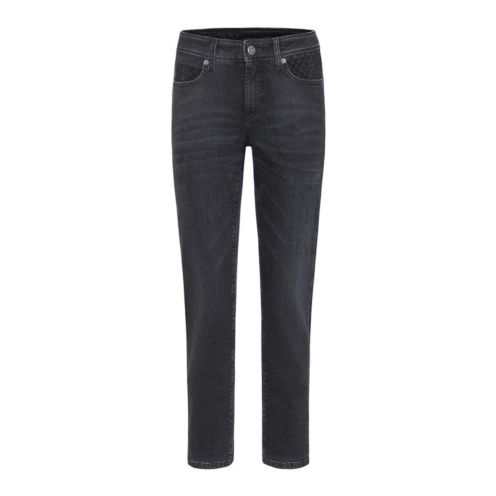 Cambio Jeans Piper Graphite Gray, Dam