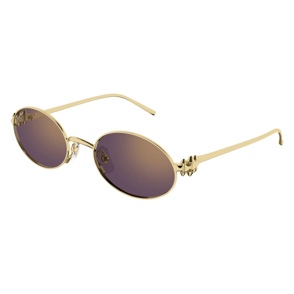 Cartier Unisex Brown Ct0644s Sunglasses - Sunglasses - 52 Mm - Accessories
