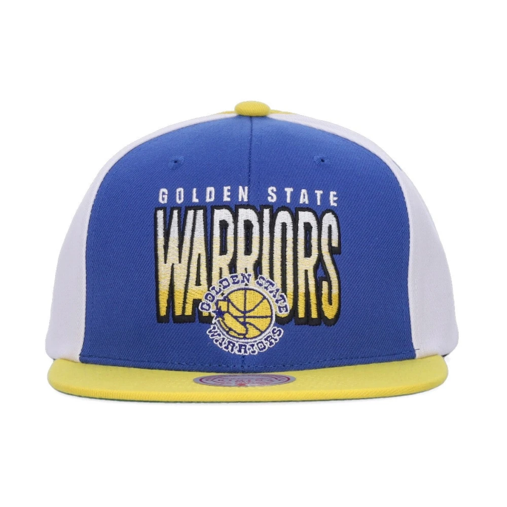 Mitchell & Ness NBA Snapback Pet Blauw Geel Multicolor Heren