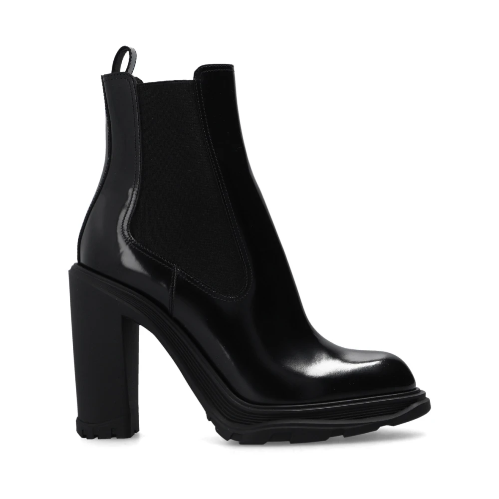 Alexander McQueen Ankelboots med klack Black, Dam