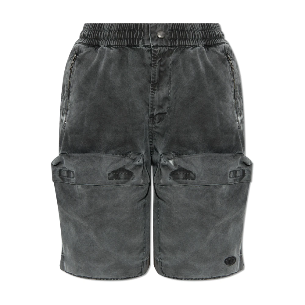 Diesel Shorts S-Ride-Q2 Gray Dames