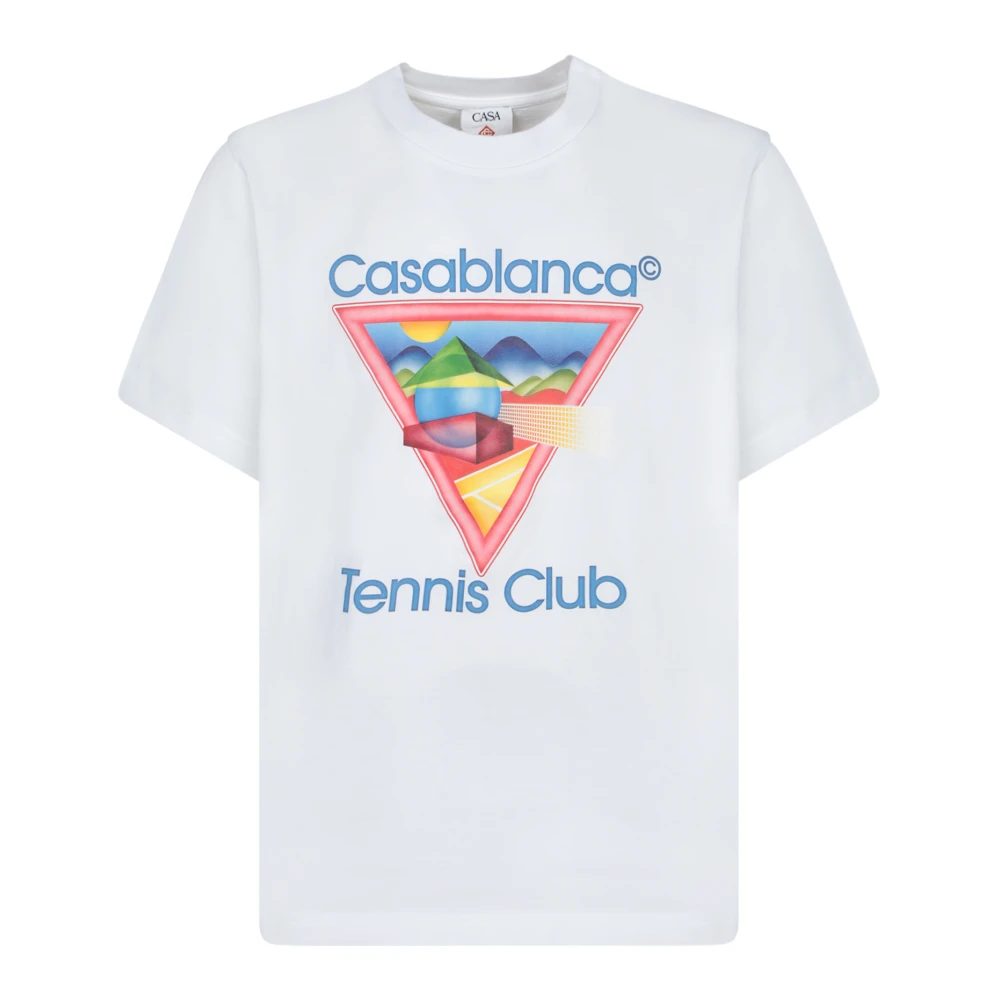 Casablanca Men's White Tennis Club Icon T-Shirt
