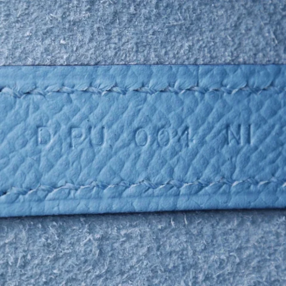 Hermès Vintage Pre-owned Fabric handbags Blue Dames