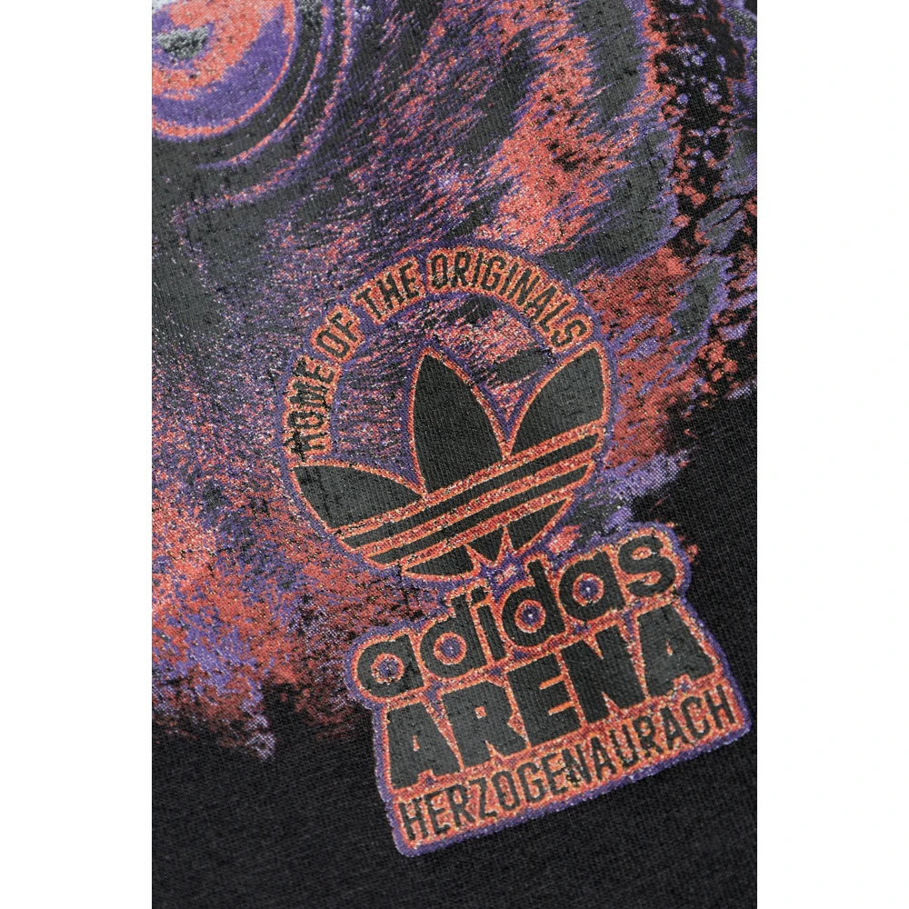 adidas Originals T-shirt met print Black Heren