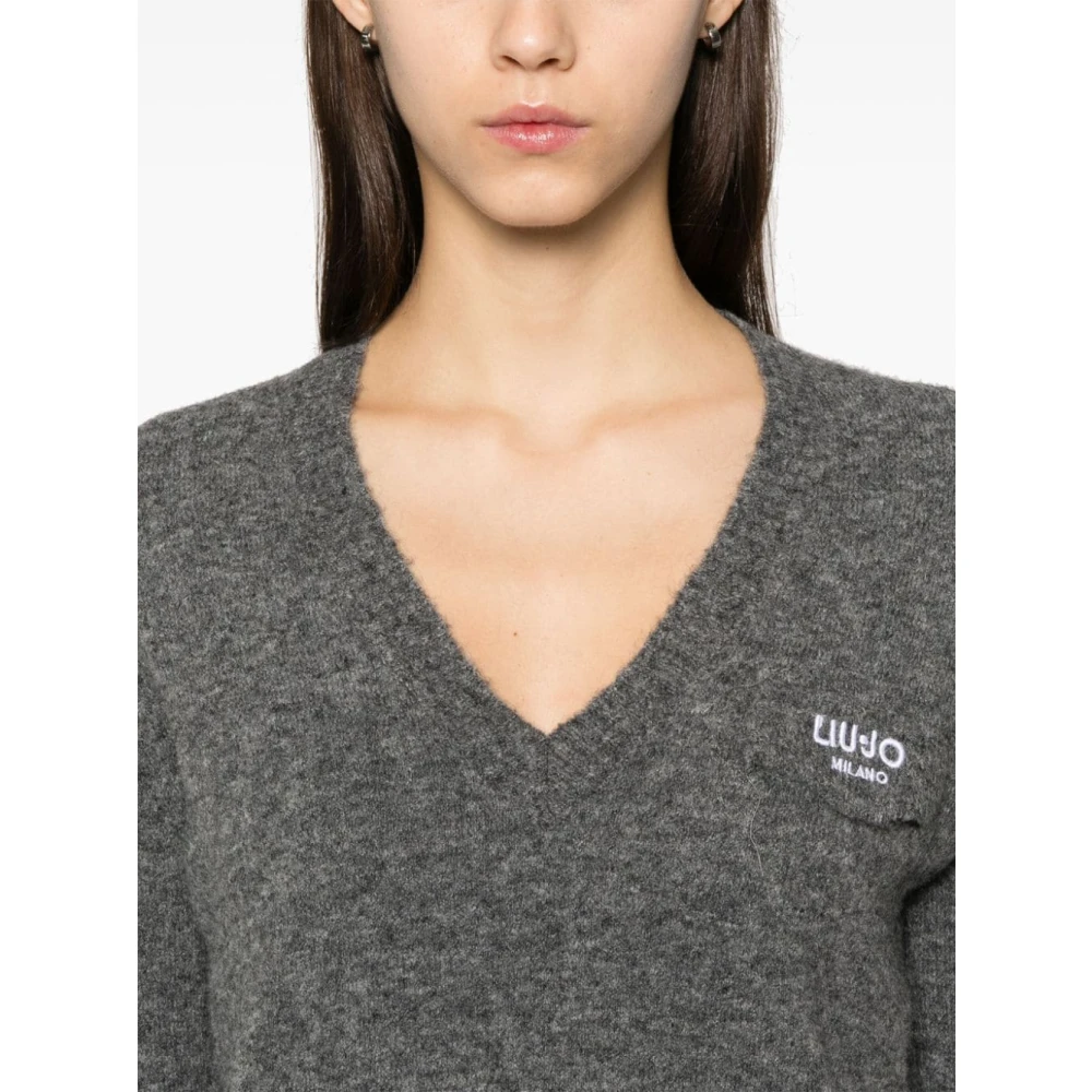 Liu Jo Grijze Sweater Collectie Gray Dames