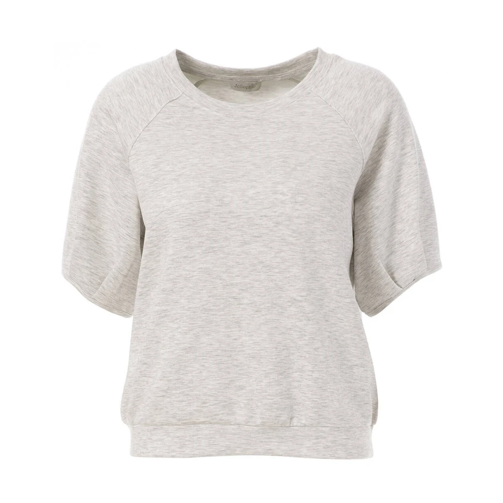 JC Sophie Galore Korte Mouw Sweater Gray Dames