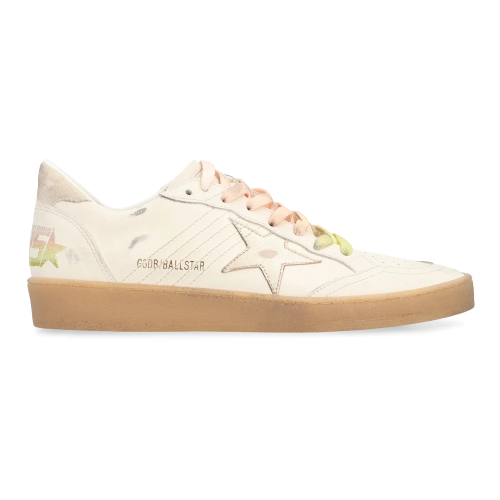 Golden Goose Women's White Sneakers, 4 Uk, Ball Star Trainers