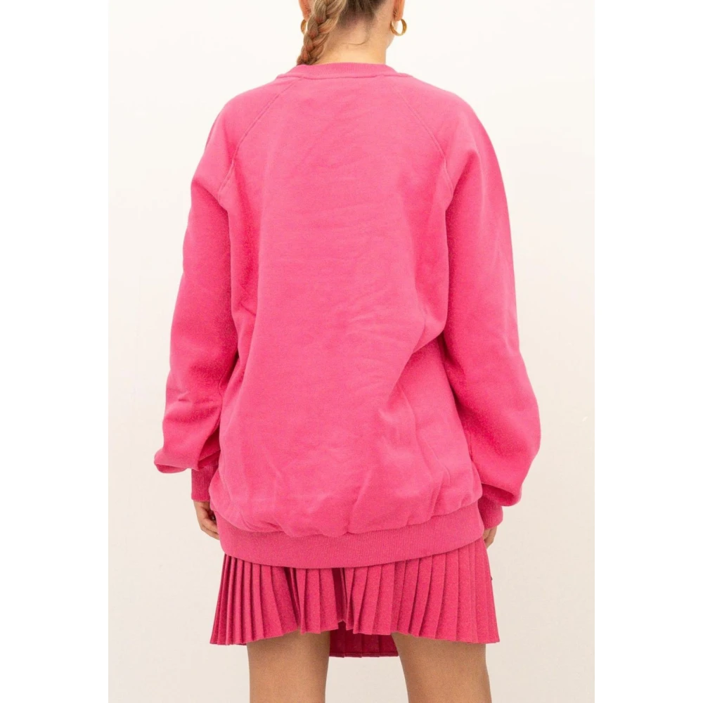 Just Cavalli Dames Ronde Druppel Sweater Pink Dames
