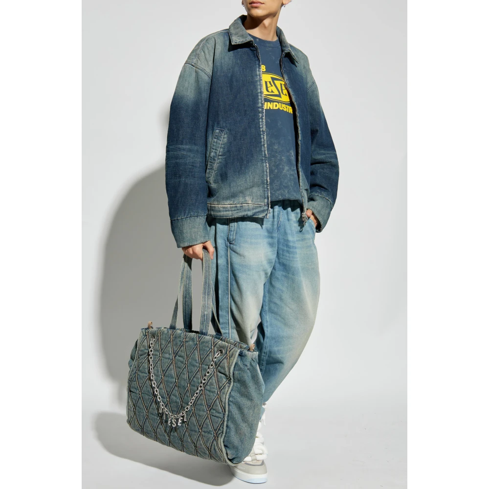 Diesel Sweatshirt S-Boxt-Q5 Blue Heren