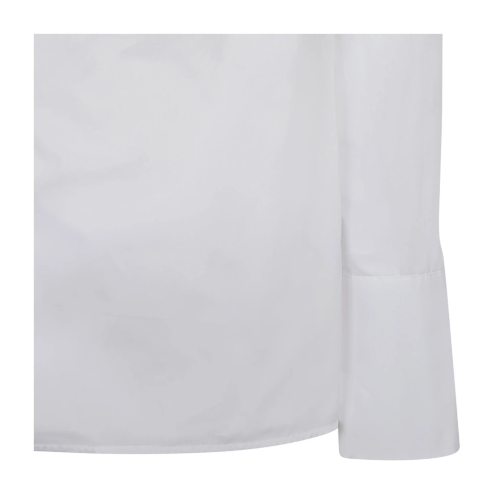 Givenchy Witte Wrapover Shirt Klassieke Pasvorm White Dames