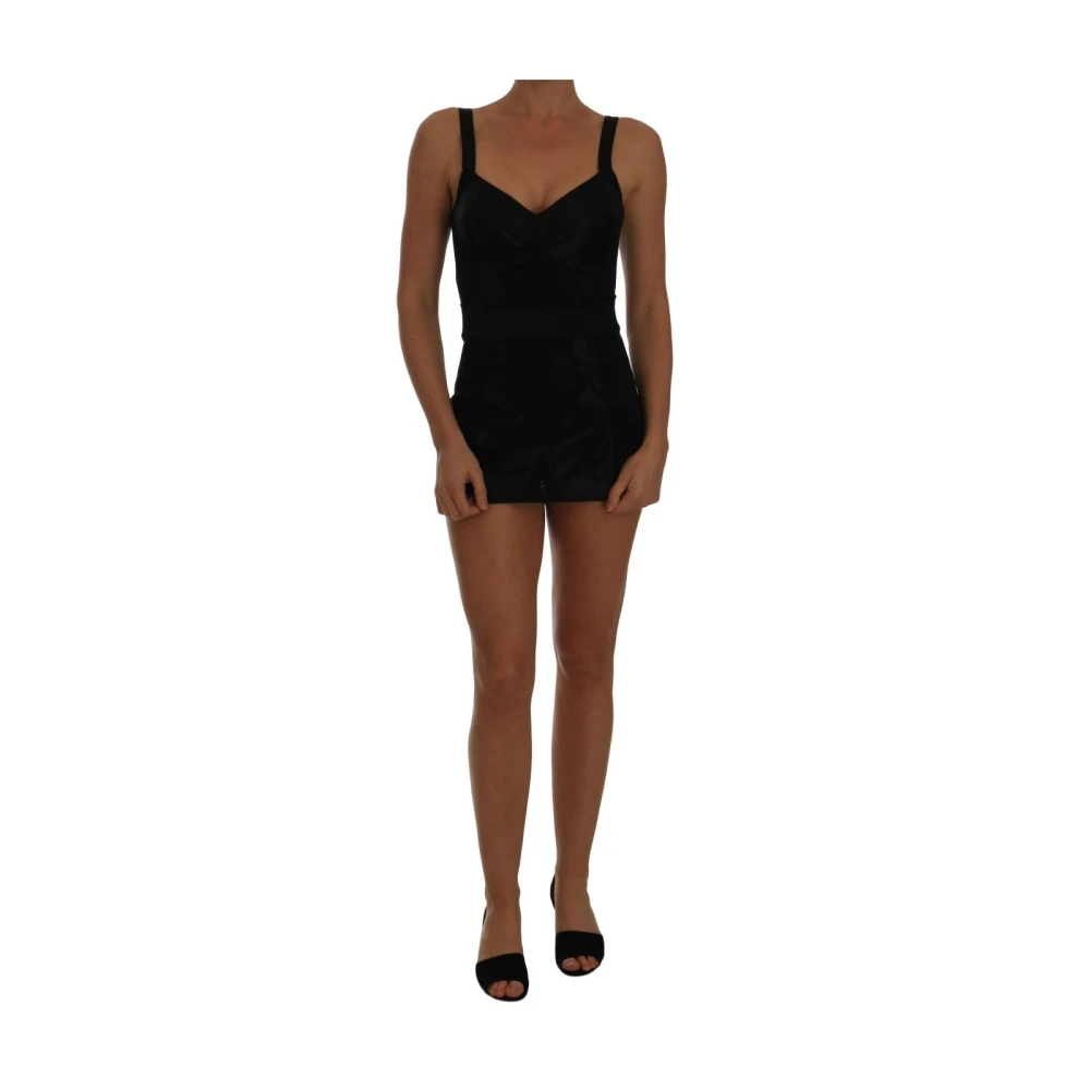 Dolce & Gabbana Damen Schwarz Kleider, K, Mgröße:
