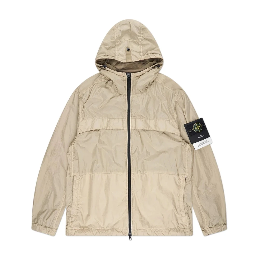 Stone Island Elegant 'Sand' Giubbotto Jacka Beige, Herr