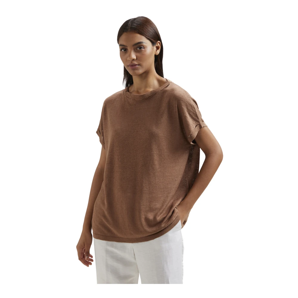Kangra - Tops > T-Shirts - Brown - Kangra - Modalova