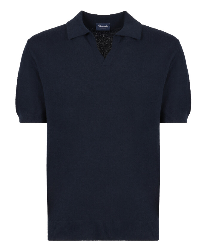 polo-en-coton-col-v-bord-cotes