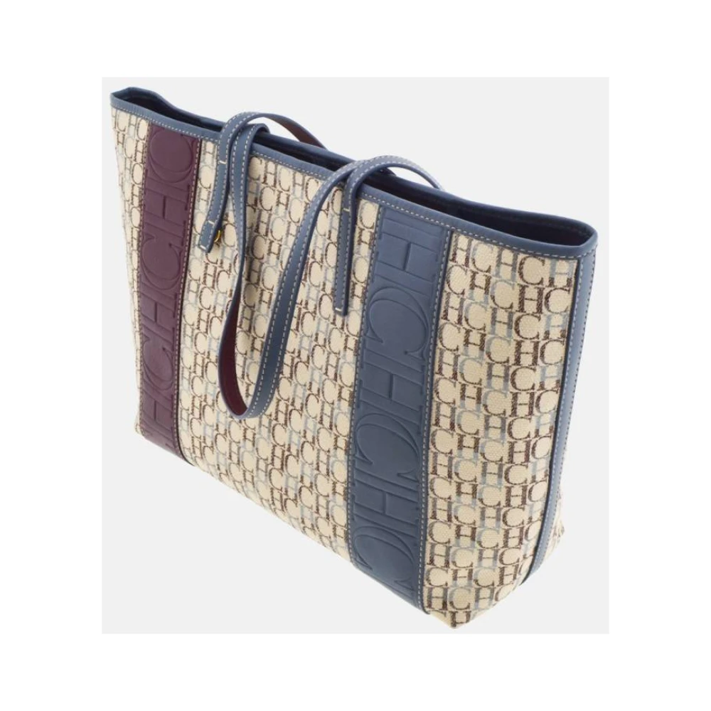Carolina Herrera Traveler Maracaibo Shopping Tas met Zijstrepen Multicolor Dames