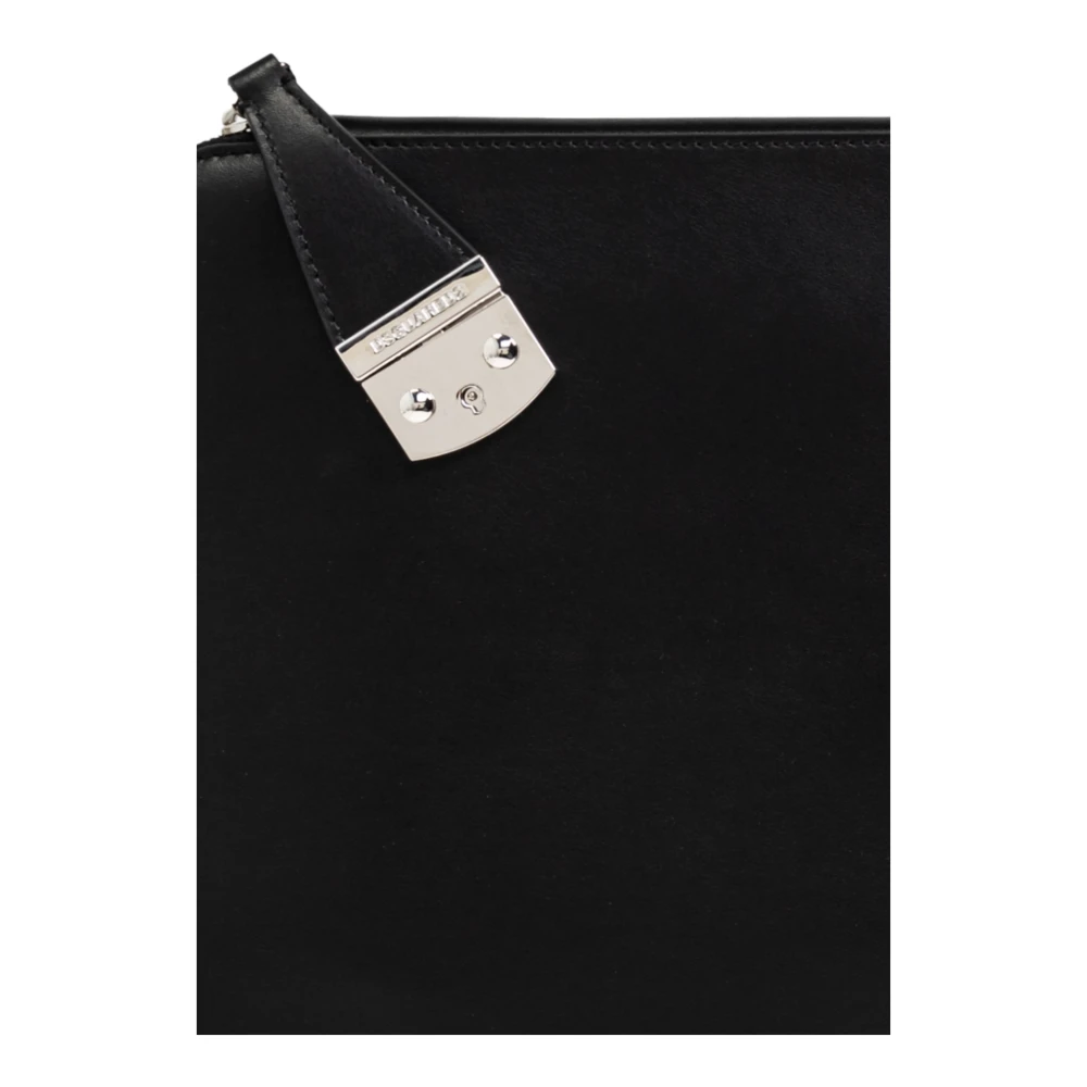 Dsquared2 Leren tas Black Heren