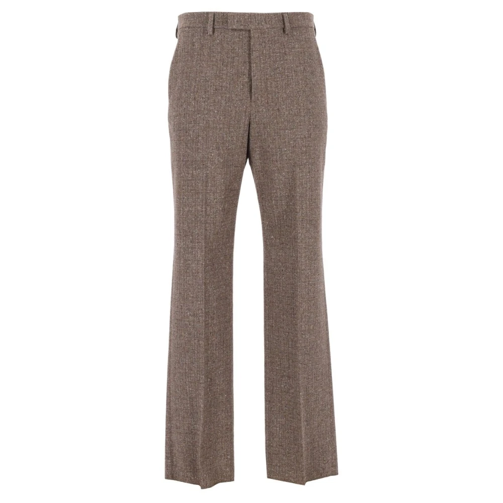 Valentino Garavani Beige Tailored Trousers - Male - Wide Trousers - Xl - Trousers