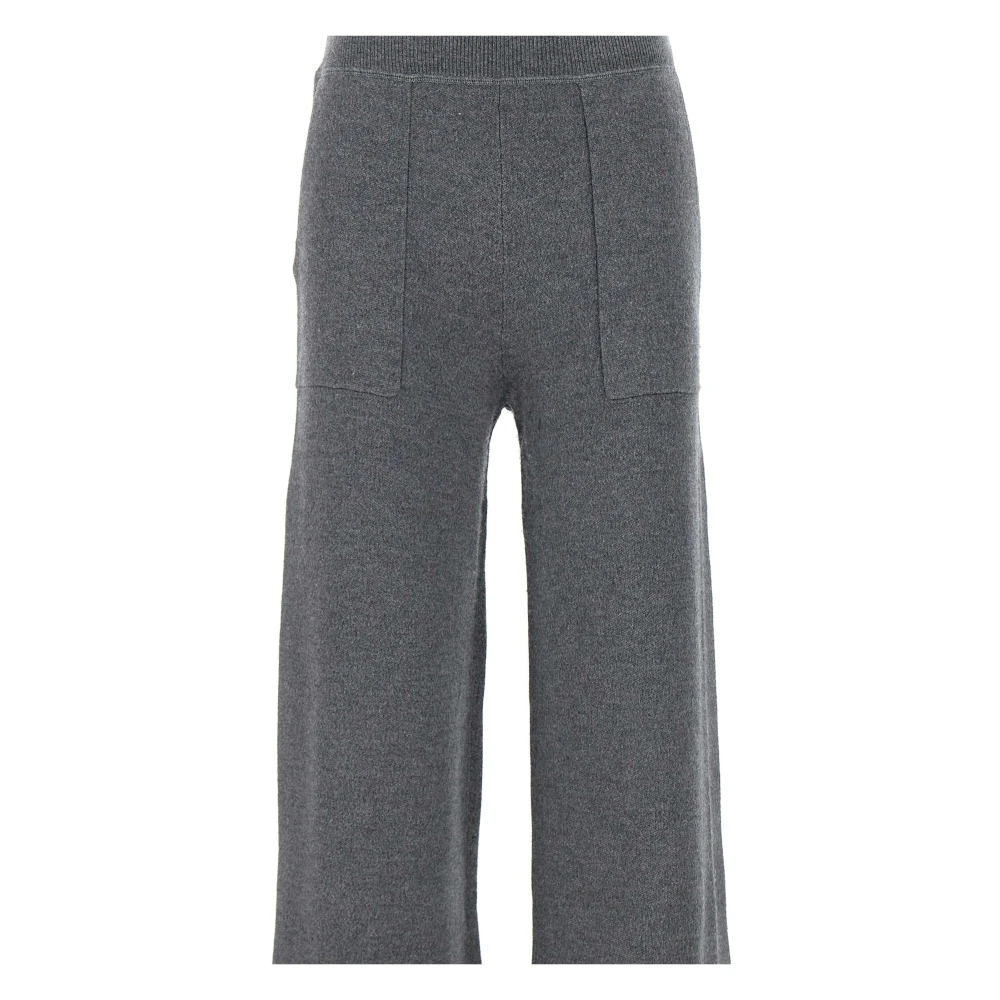 Kaos Zachte wolmix joggerbroek Gray Dames