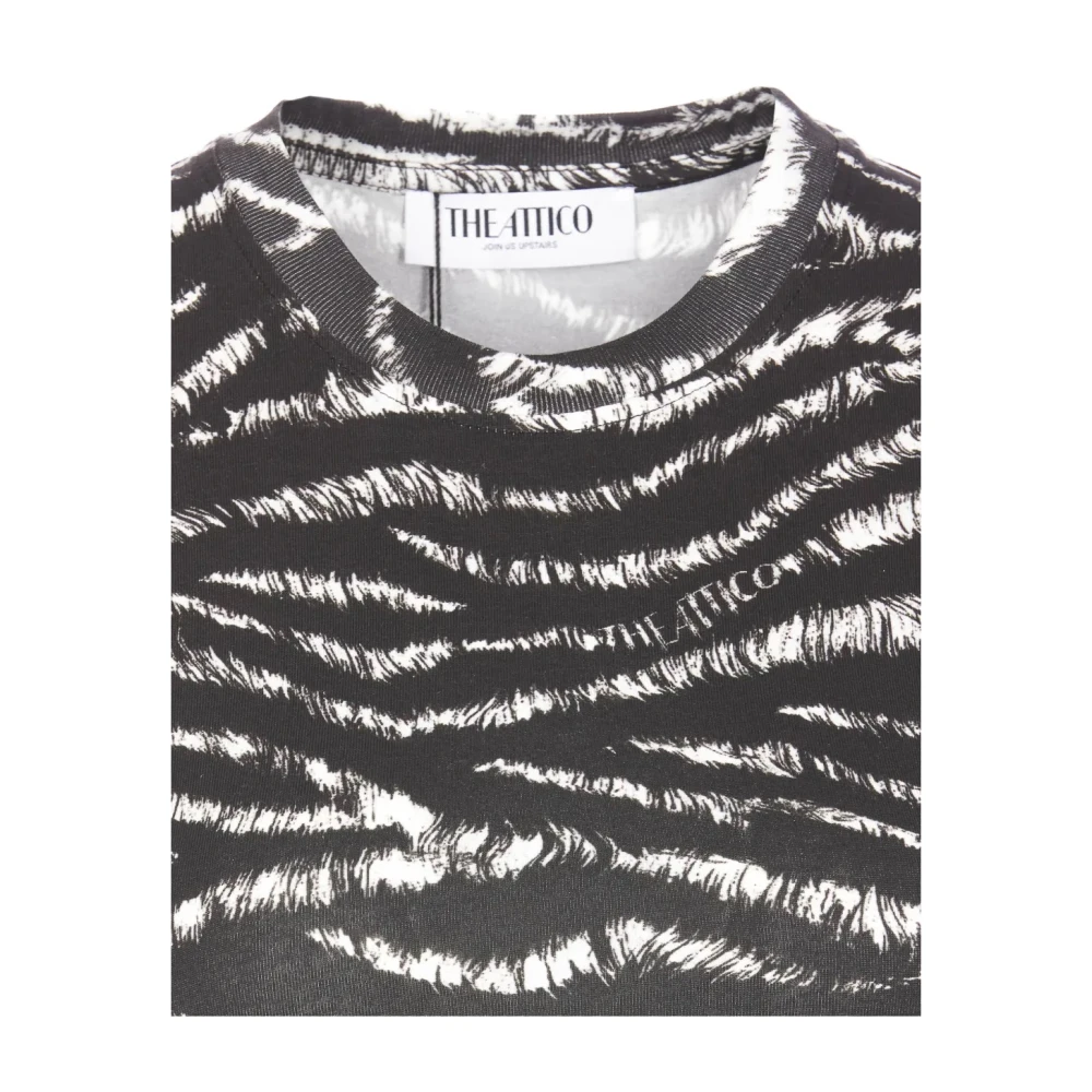 The Attico Kleurrijke Tanktop voor Vrouwen Black Dames