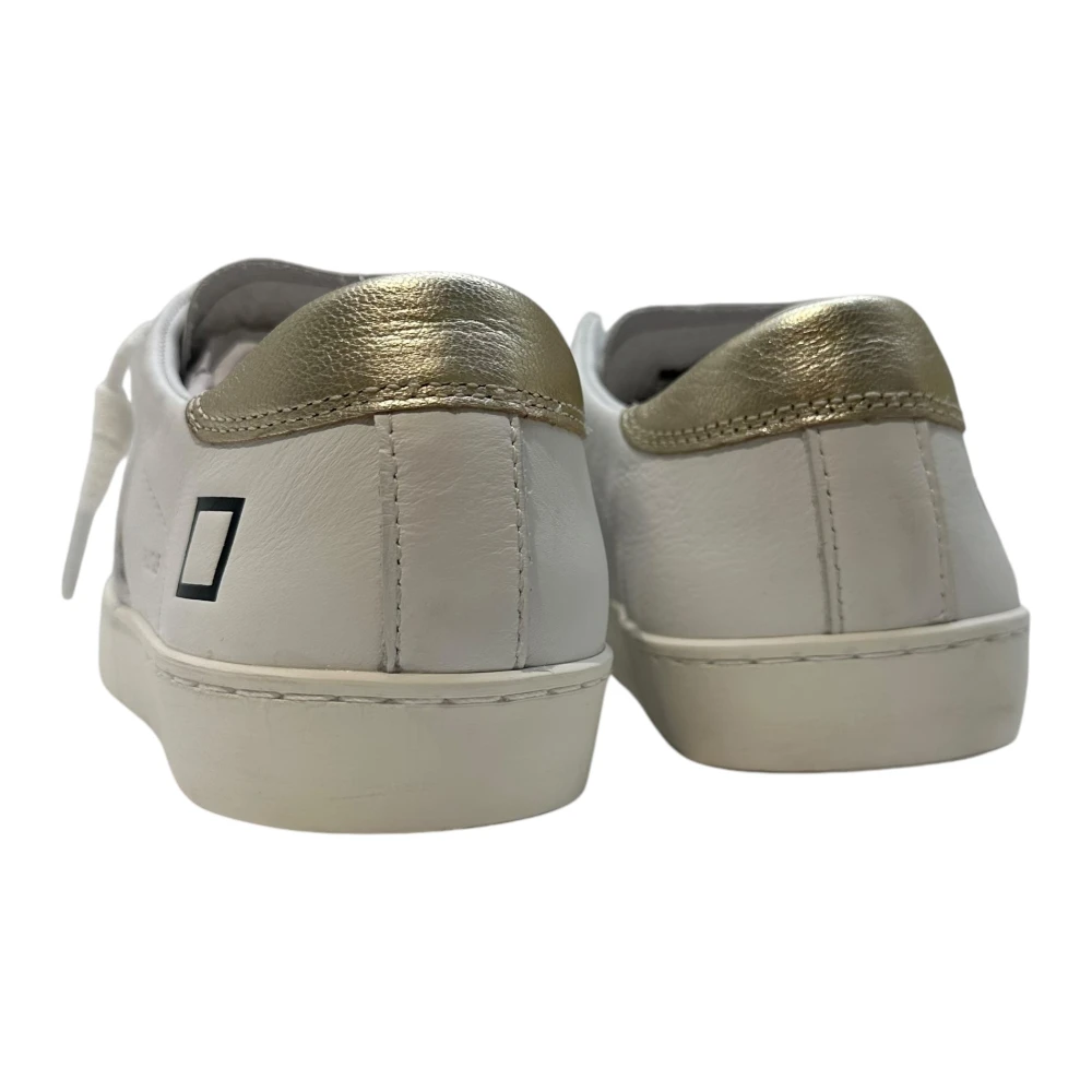 D.a.t.e. Leren sneaker met suède details White Dames