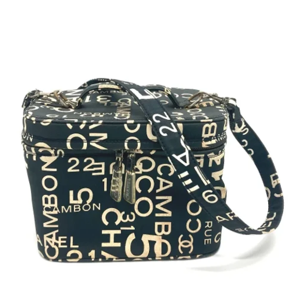 Chanel Vintage Pre-owned Cotton chanel-bags Black Dames