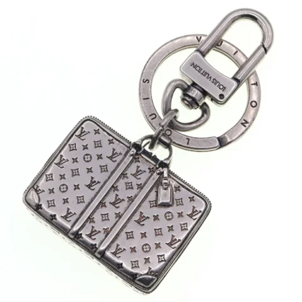 Louis Vuitton Vintage Pre-owned Metal key-holders Gray Dames