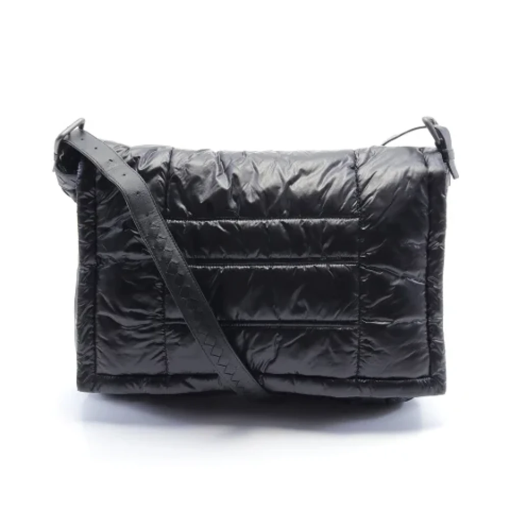 Bottega Veneta Vintage Pre-owned Nylon shoulder-bags Black Dames