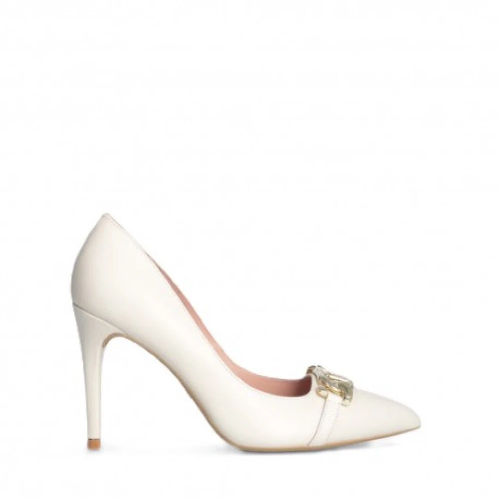 Liu Jo Ivory Leren Pumps Beige Dames