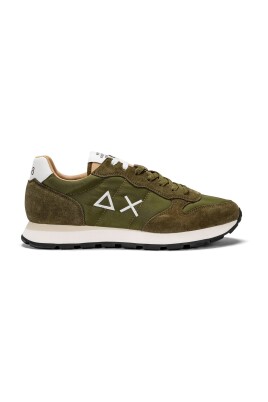 green-leather-fabric-sneakers-regular-fit