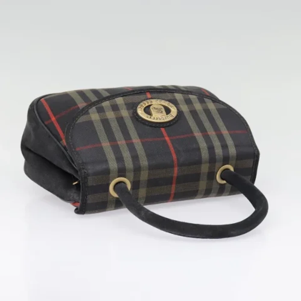 Burberry Vintage Pre-owned Canvas handbags Blue Dames