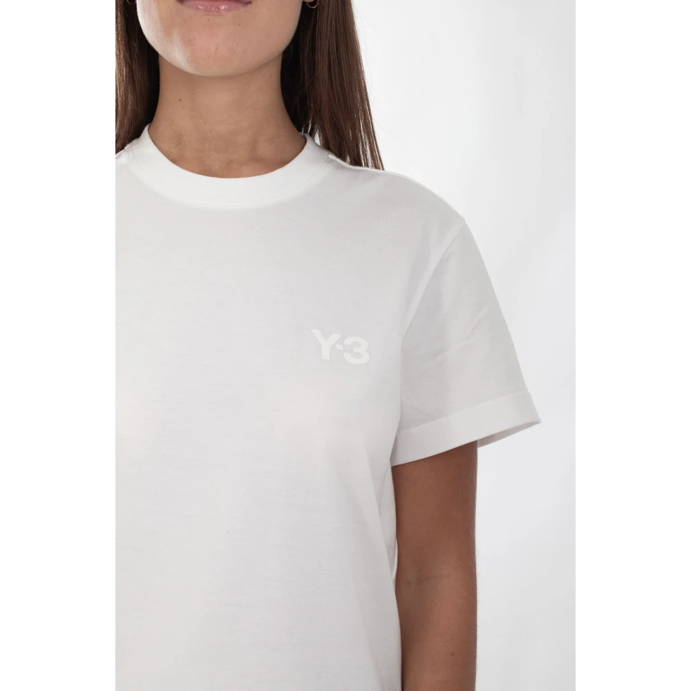 Y-3 Witte Regular SS Tee White Dames