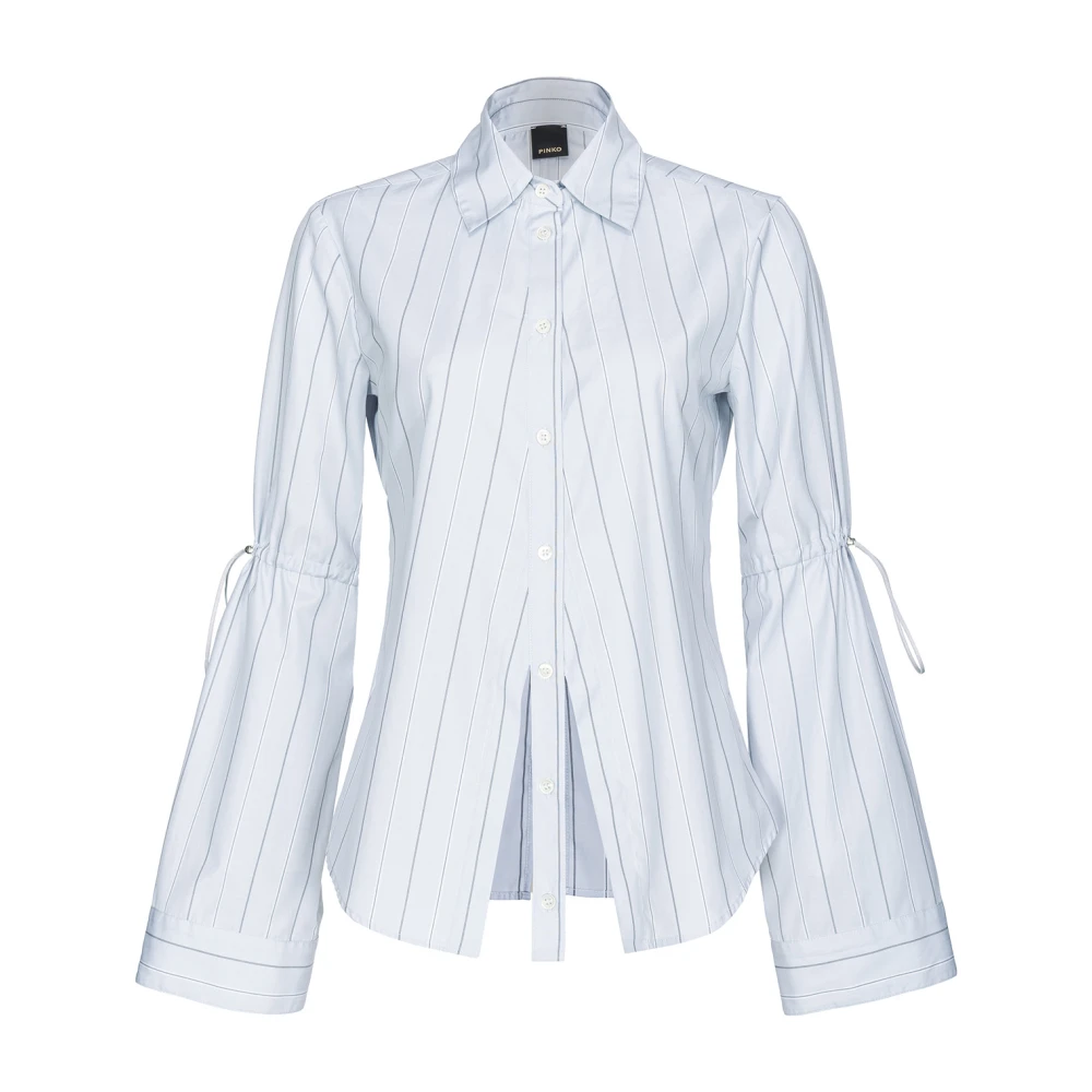 Pinko Pope Line Poplin Overhemd White Dames