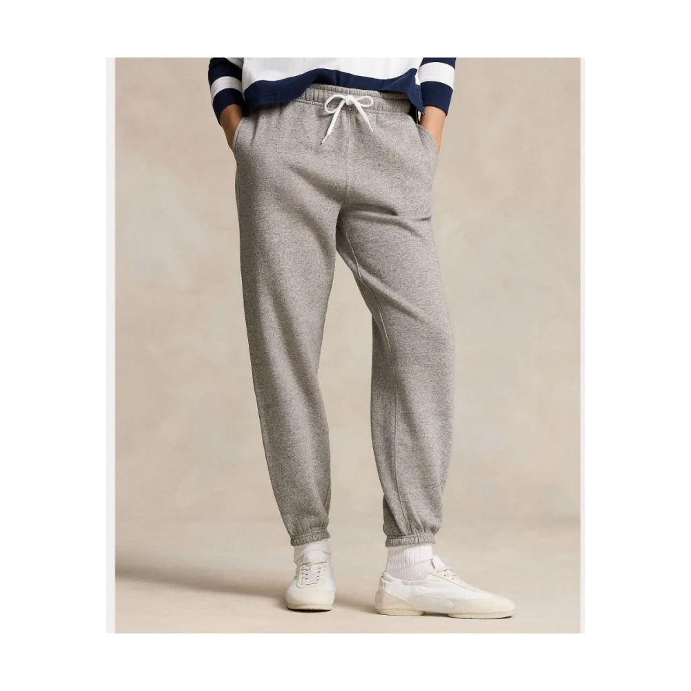 Ralph Lauren Grijze Joggers Essentiële Dagelijkse Comfort Gray Dames