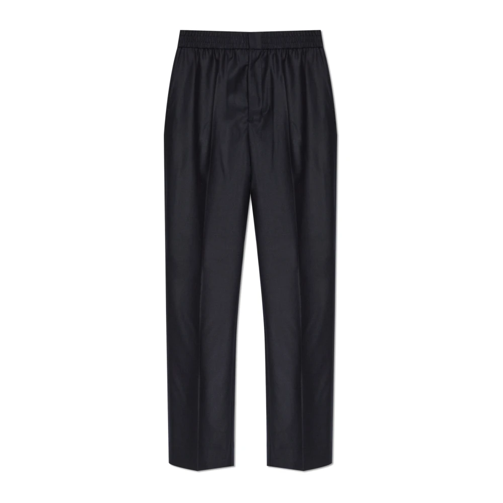 Ami Paris Wollen broek Blue Heren