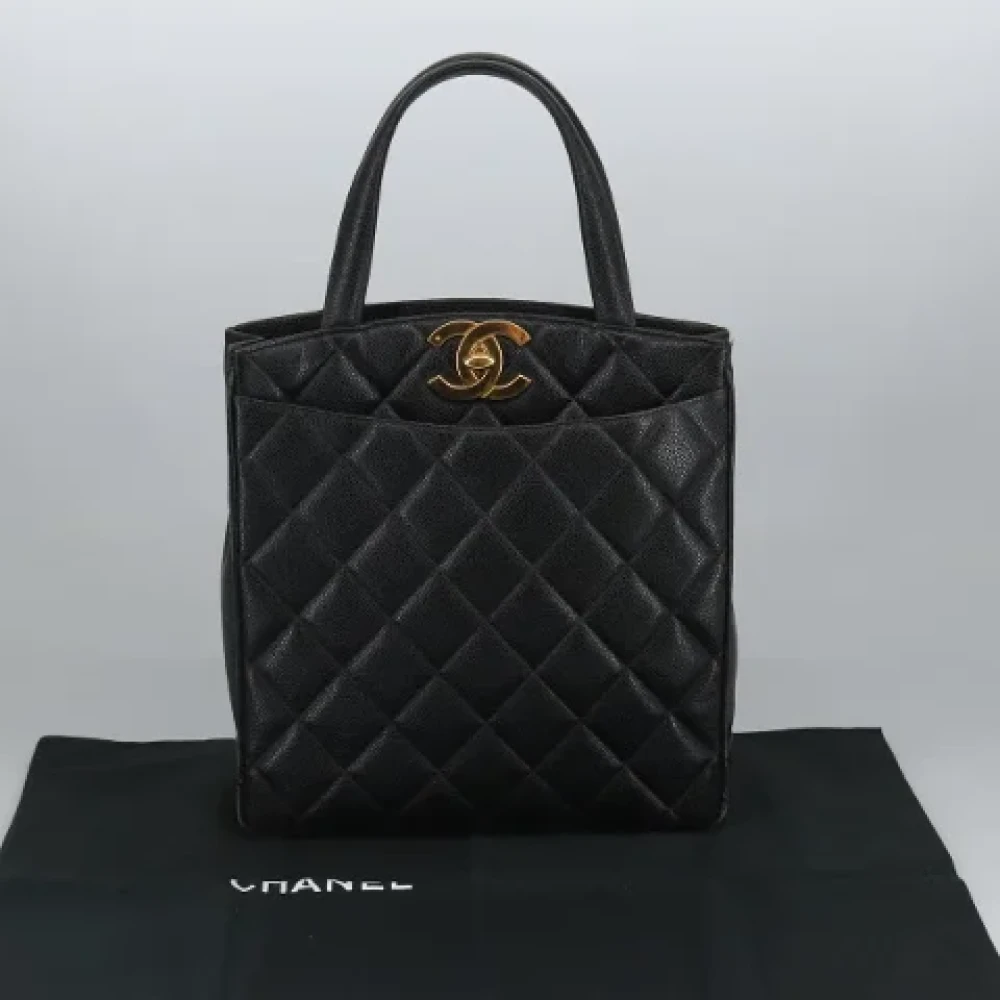 Chanel Vintage Pre-owned Leather chanel-bags Black Dames