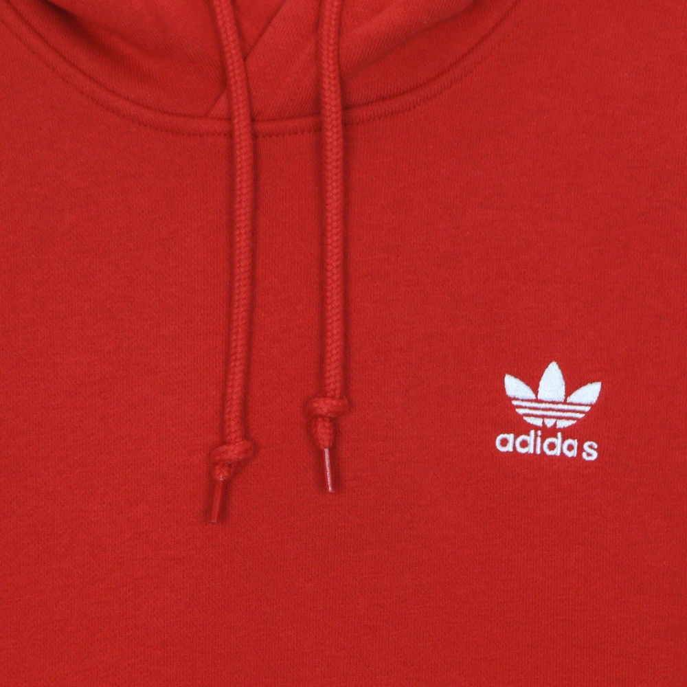 Adidas Rode Hoody met Kangoeroezak Red Dames