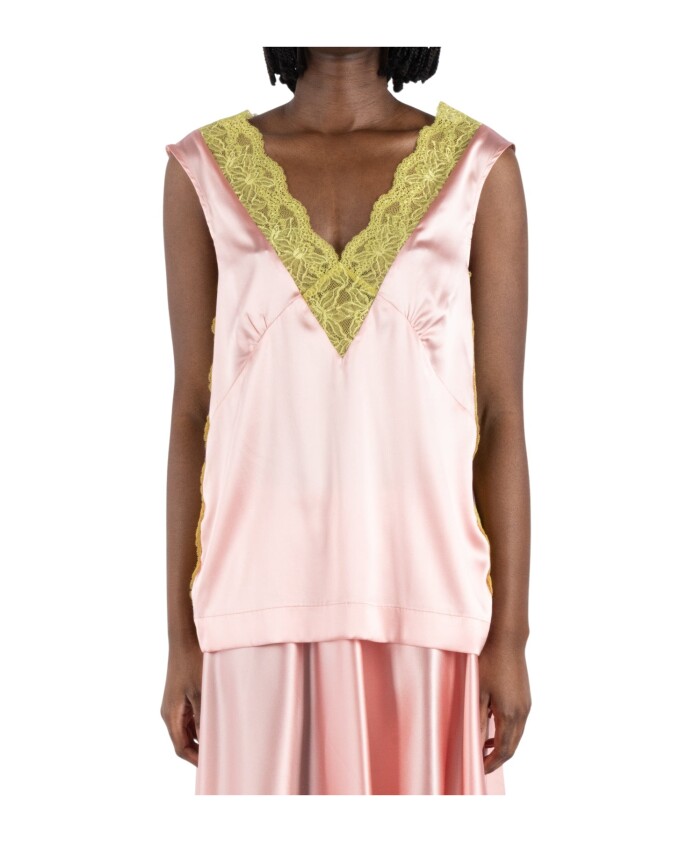 blouse-rose-en-melange-de-soie