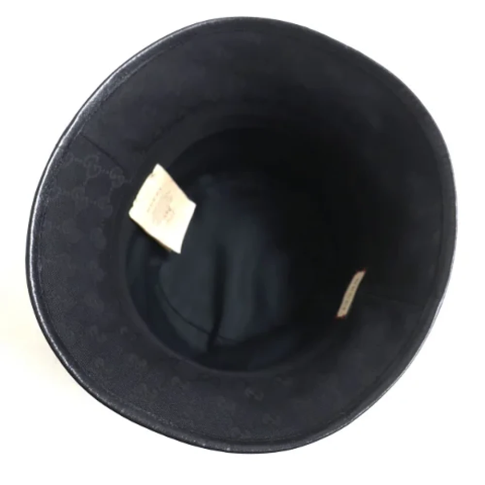 Gucci Vintage Pre-owned Fabric hats Black Heren