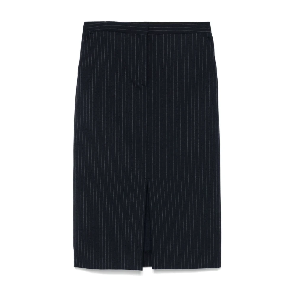 Calvin Klein Blauwe Rokken voor Vrouwen Aw24 Blue Dames