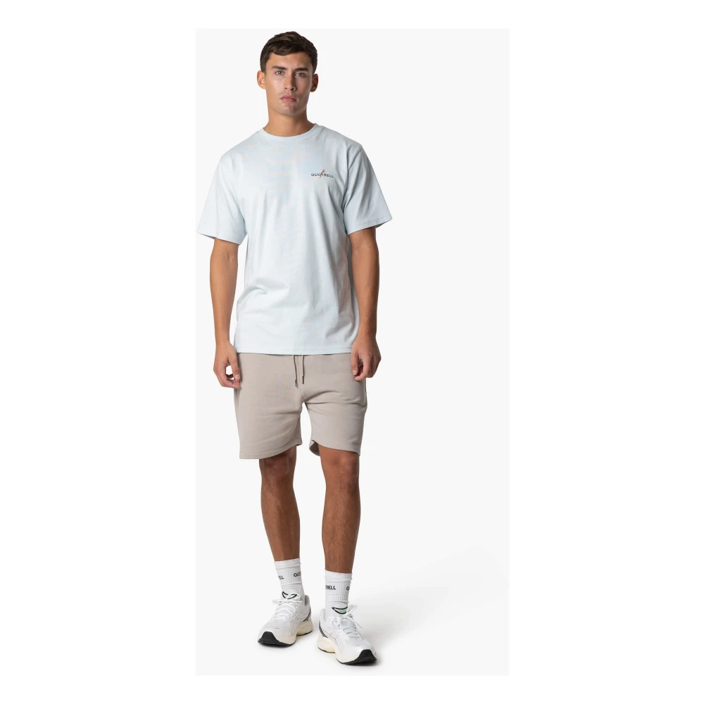 Quotrell Resort T-Shirt Heren Lichtblauw Blue Heren