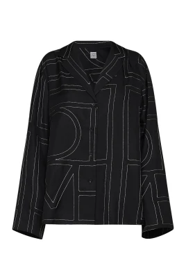 Monogram Silk Shirt