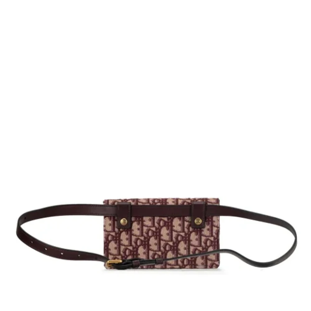 Dior Vintage Pre-owned Fabric dior-bags Brown Dames