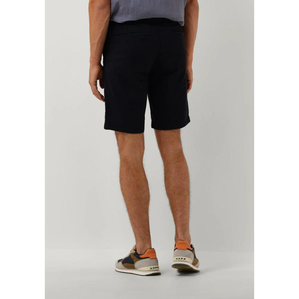 Boss Orange Slim Chino Shorts voor Heren Blue Heren